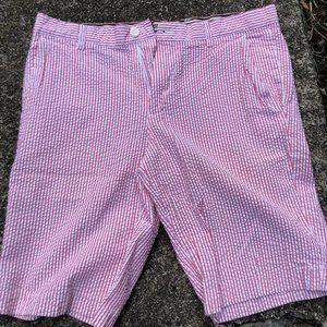 Ben Sherman Candy Stripe Seersucker Shorts W32